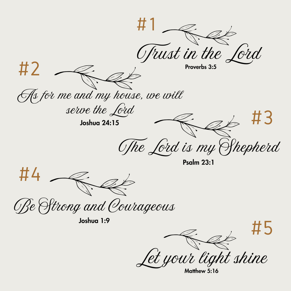 Bible Verses Cutting Board