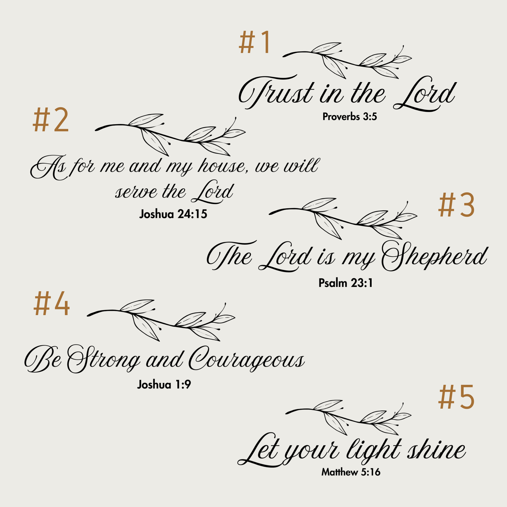 Bible Verses Cutting Board