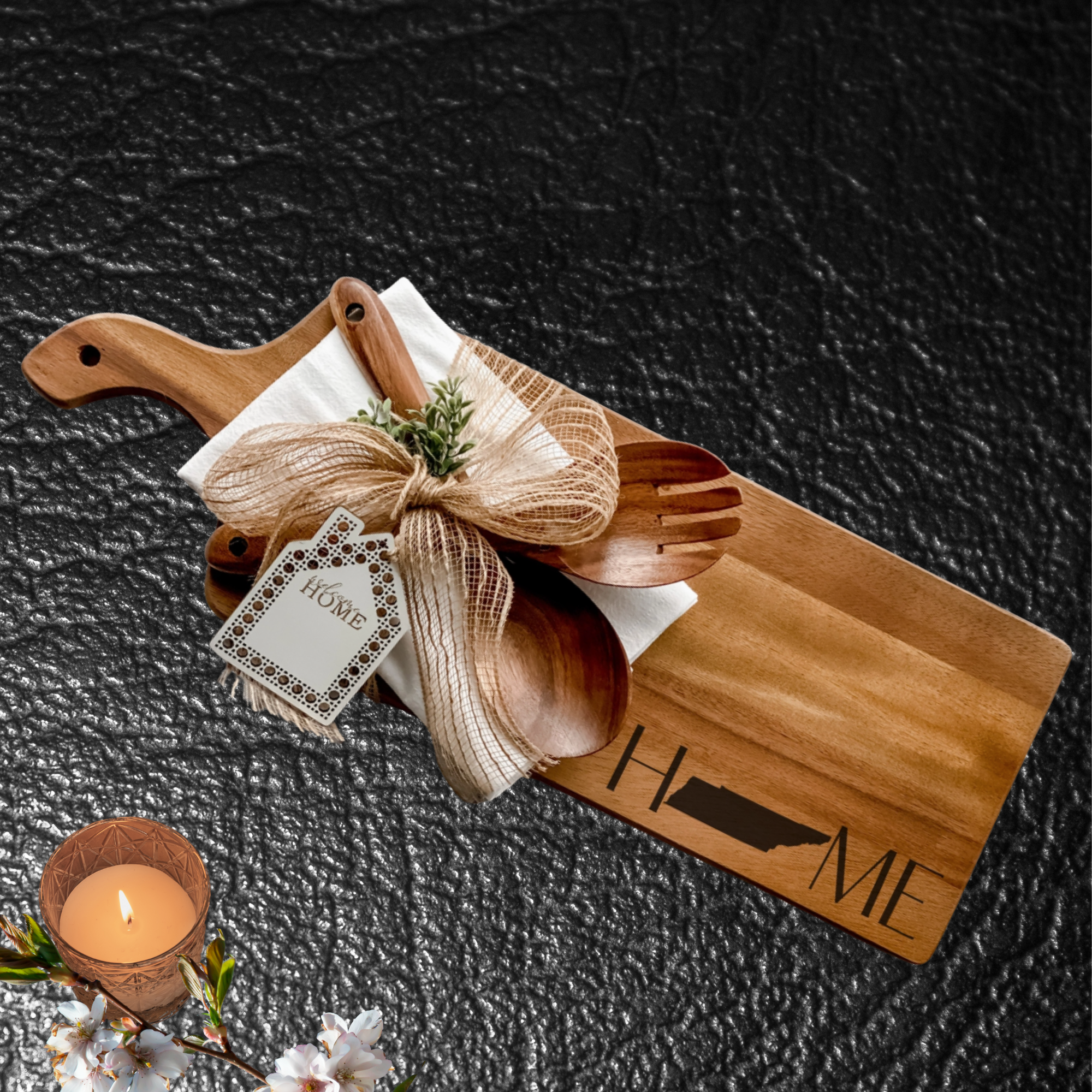 Acacia Board Gift Set
