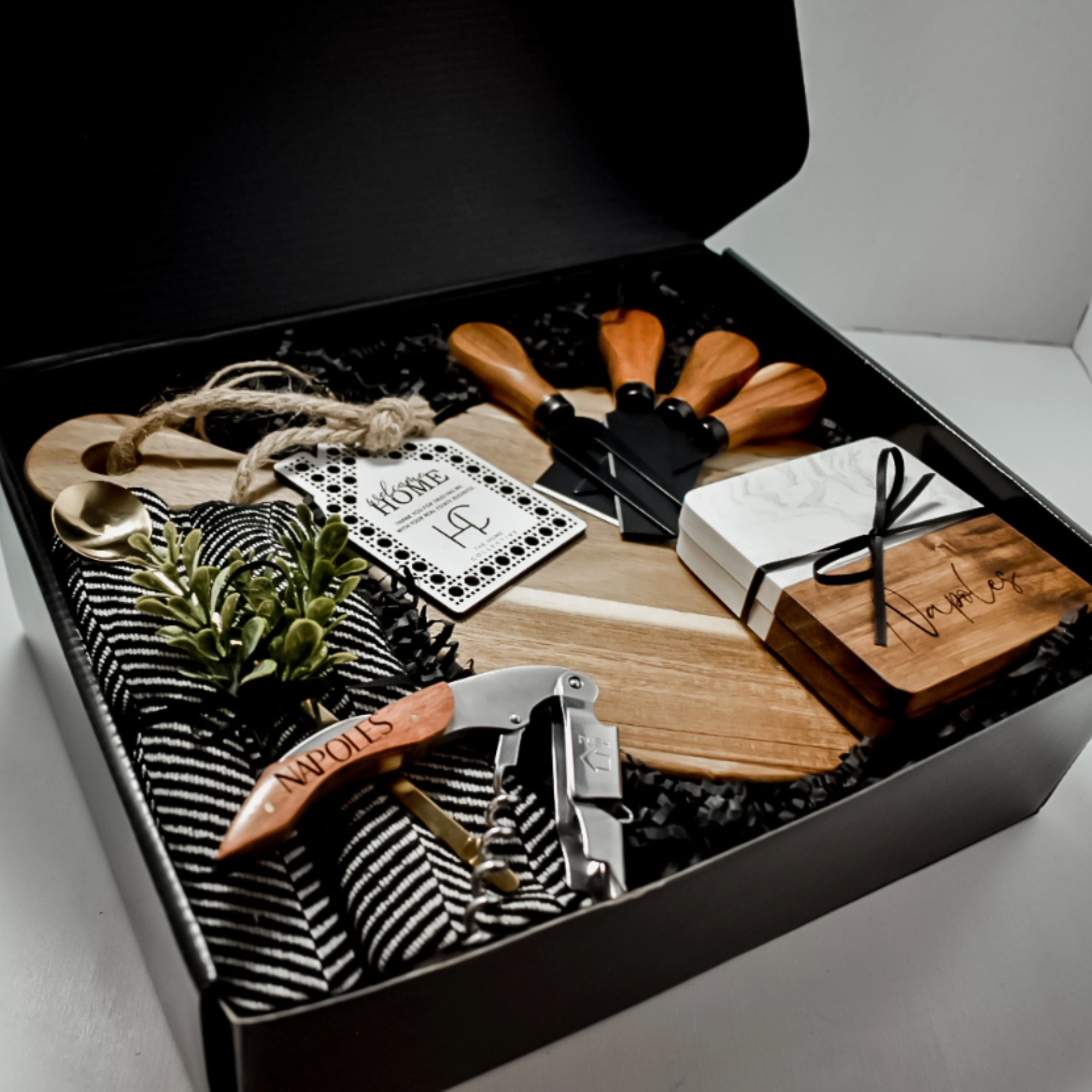 Luxury Gift Box Round Acacia