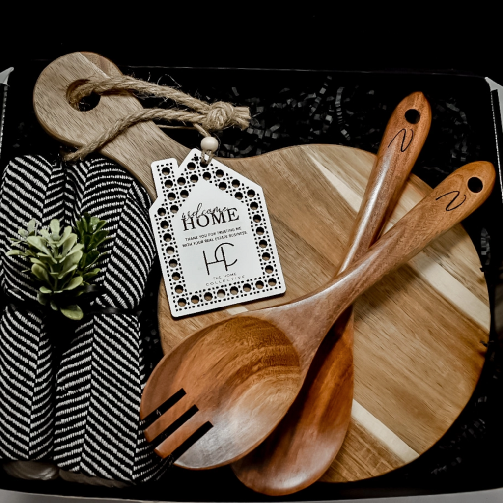 Luxury Gift Box Round Acacia