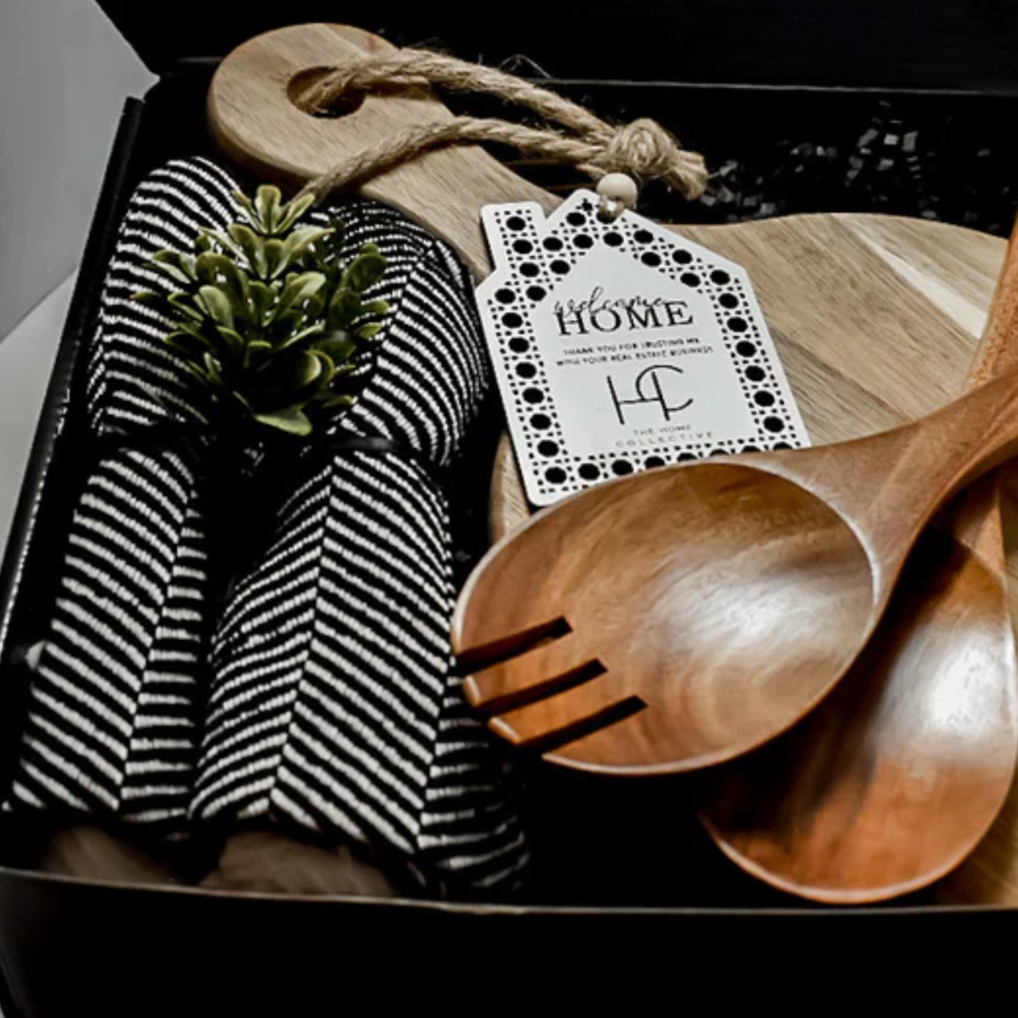 Luxury Gift Box Round Acacia