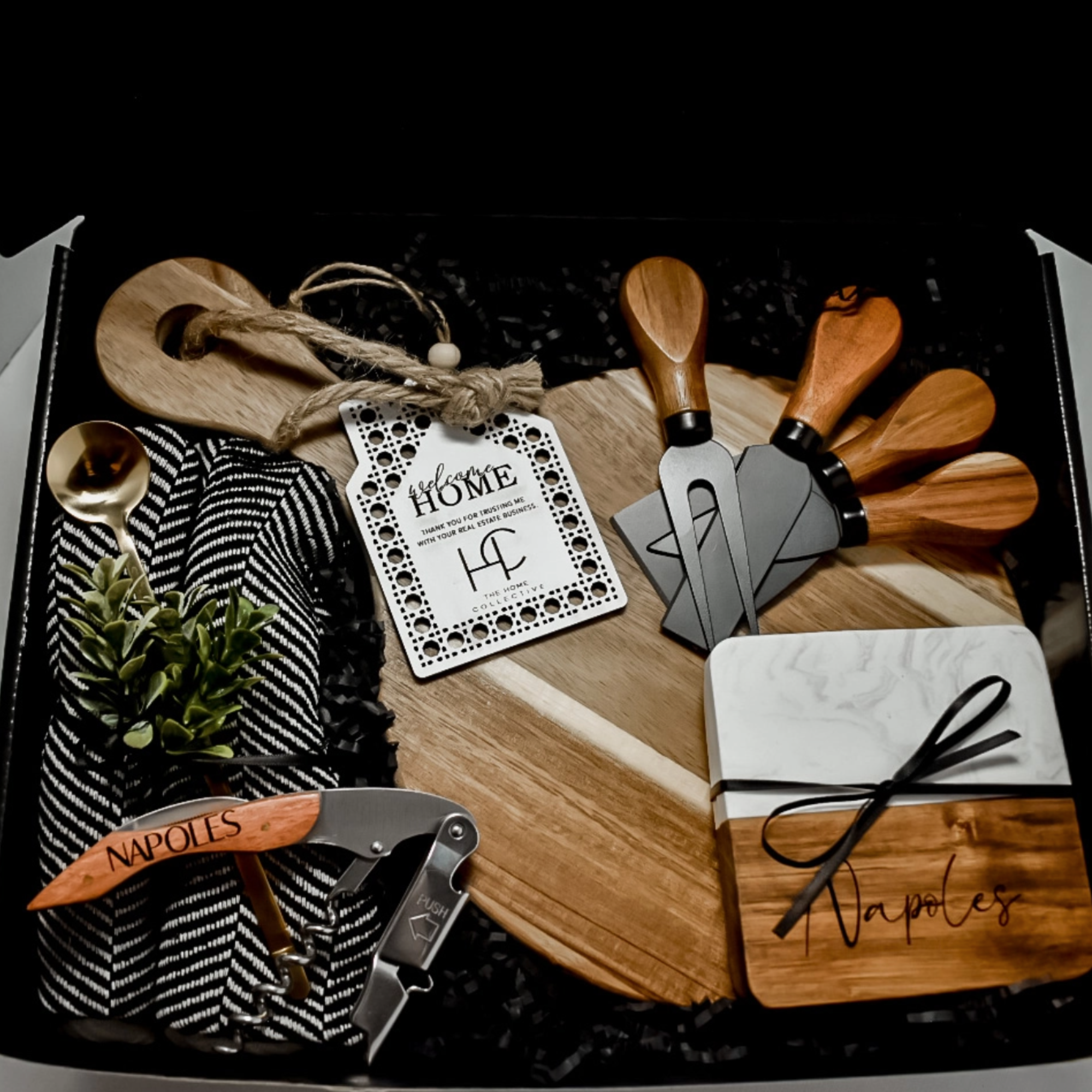 Luxury Gift Box Round Acacia
