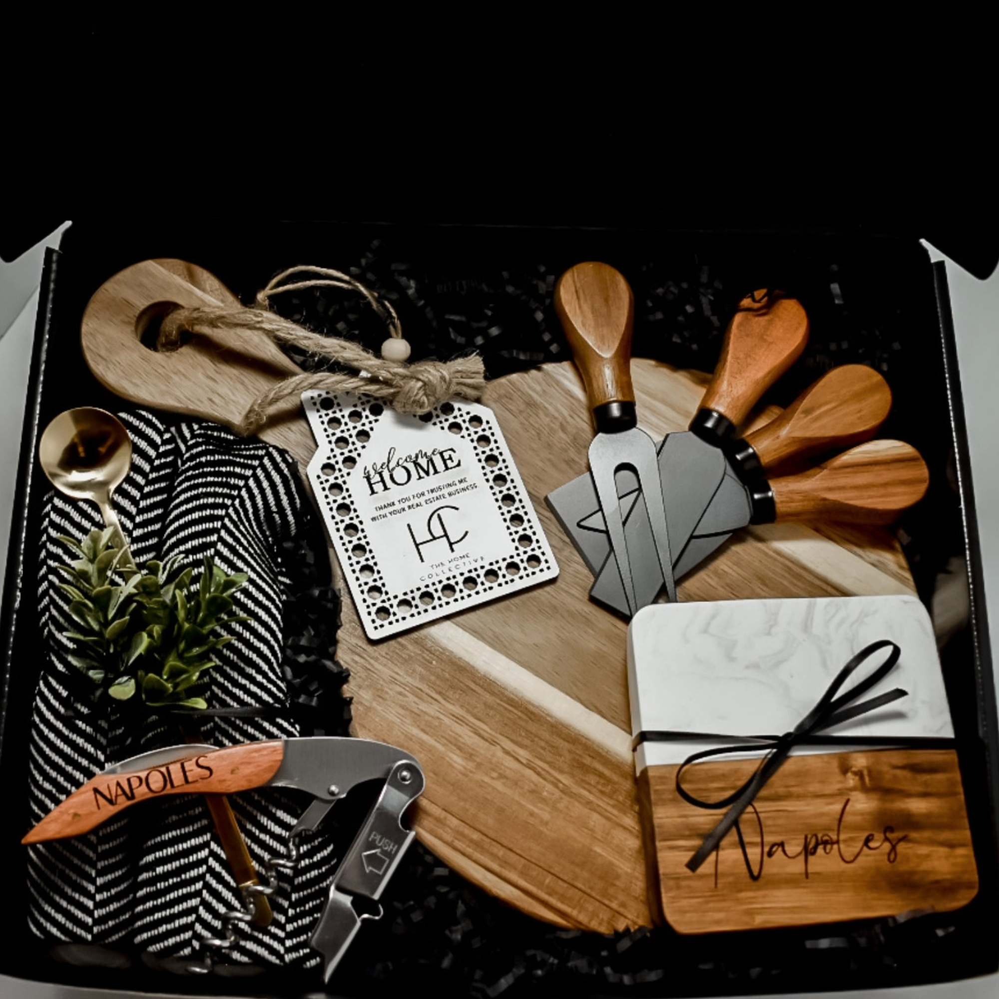 Luxury Gift Box Round Acacia