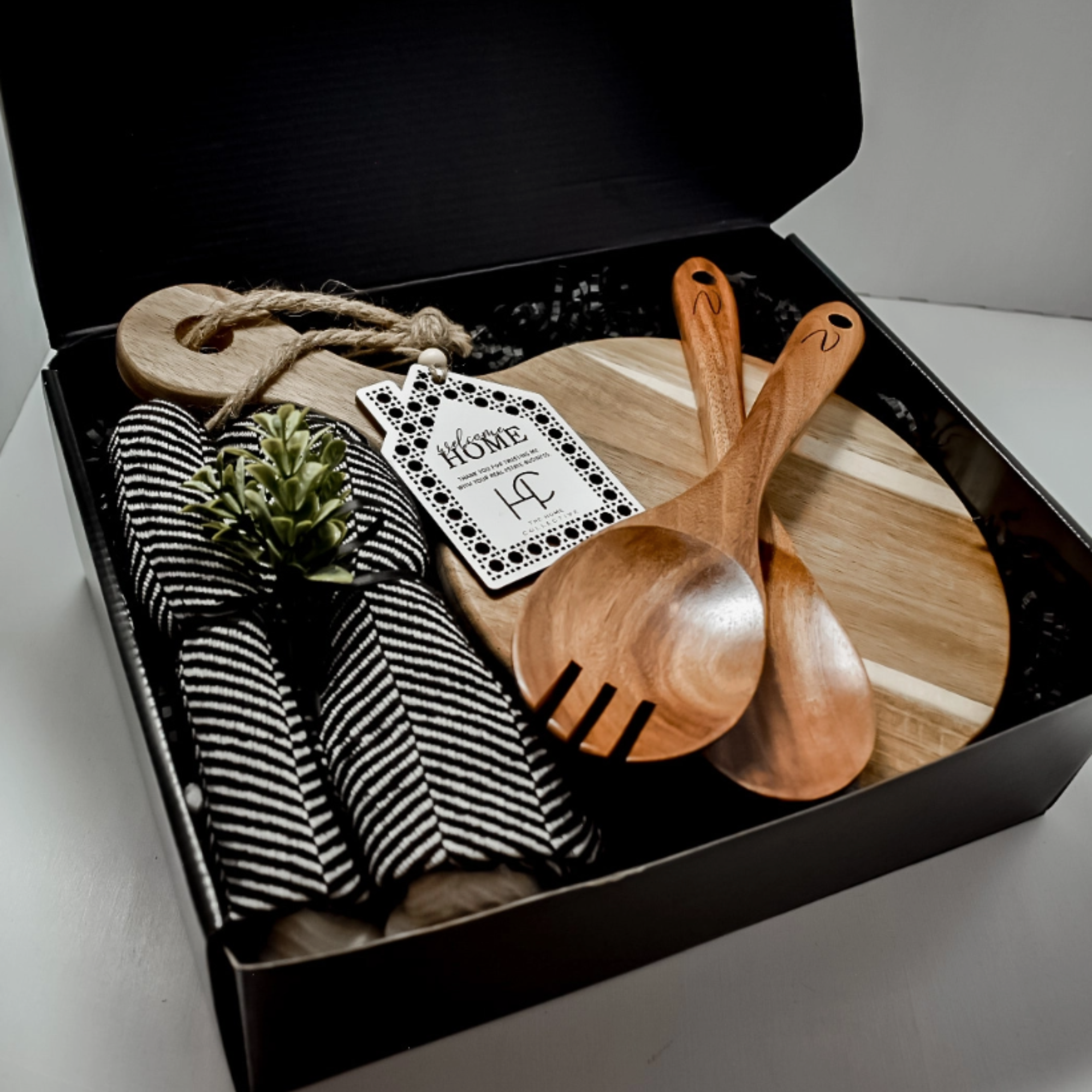 Luxury Gift Box Round Acacia
